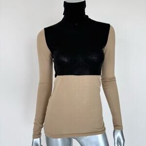 Club Monaco wool sweater two tone size S/P